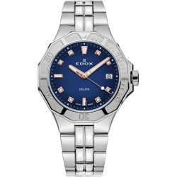 Edox DELFIN THE ORIGINAL Diver Date Lady Special Edition