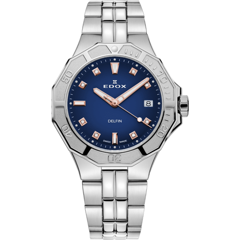 Edox DELFIN THE ORIGINAL Diver Date Lady Special Edition