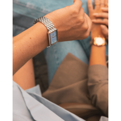 Cover NOBLE SQUARE Light Blue, Silver