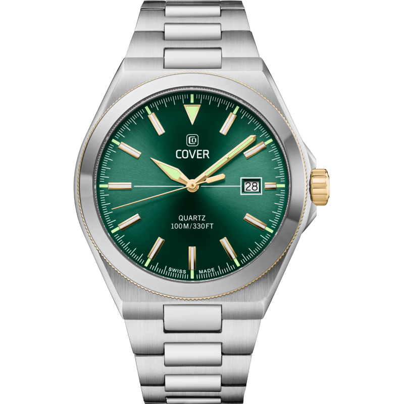 Cover ICONOSTEEL Green, Bicolor Silver Gold