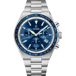 Cover ICONOSTEEL CHRONO Blue, Silver Color