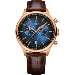 Cover CHAPMAN CHRONO Blue, Leather Rose Gold