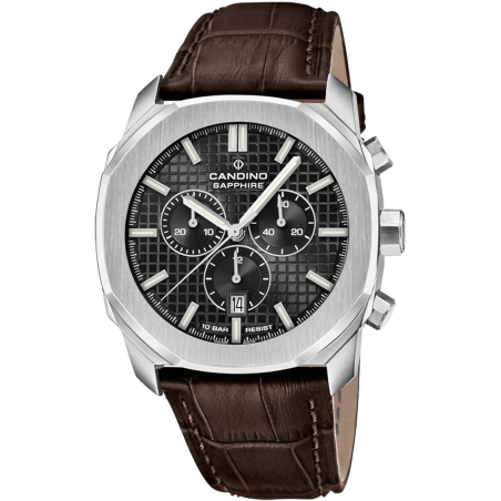 Candino GENTS CHRONO TIMELESS Swiss men's with chronograph, black