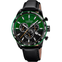 Candino GENTS CHRONO TIMELESS Swiss men's with chronograph, green