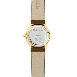 Michel Herbelin CLASSIQUE – QUARTZ – GOLD & BROWN LEATHER