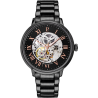 Pierre Lannier AUTOMATIC Black Dial Black Steel Strap
