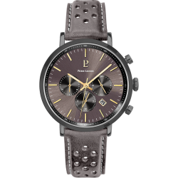 Pierre Lannier BARON Grey Dial Grey 20 MM Strap
