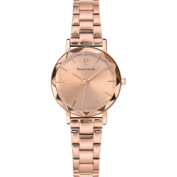 Pierre Lannier MULTIPLES Rose Gold Dial Rose Gold Steel Strap