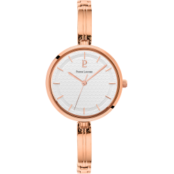 Pierre Lannier PRETTY White Dial Rose Gold Steel Strap