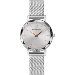 Pierre Lannier MULTIPLES Silver Dial Silver Mesh Strap