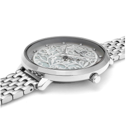 Pierre Lannier EOLIA Silver Dial Silver Strap