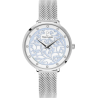 Pierre Lannier EOLIA Blue Dial Silver Strap