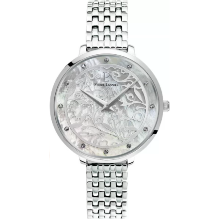 Pierre Lannier EOLIA Silver Dial Silver Strap